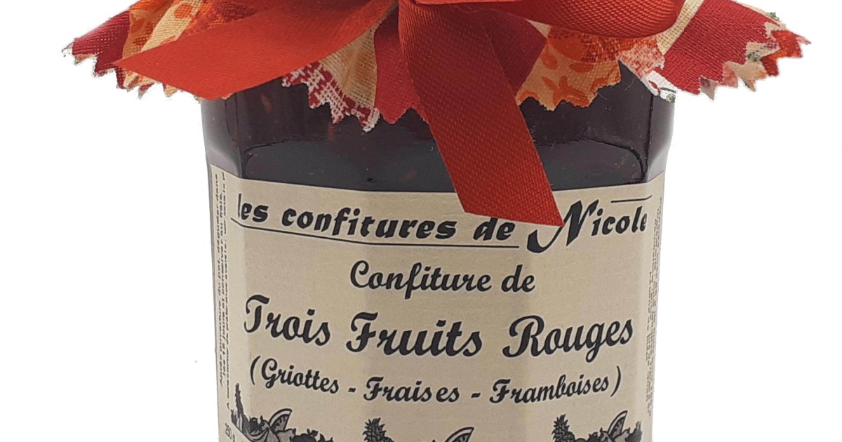 Trois Fruits Rouges Nos Confitures Les Confitures De Nicole