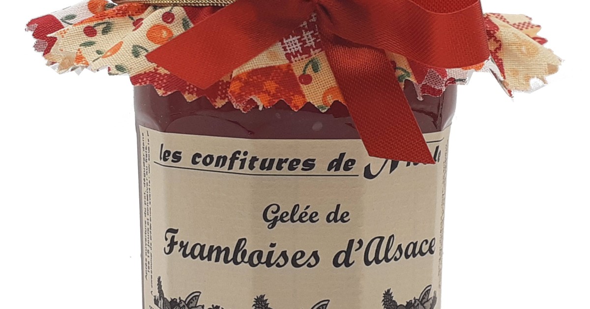 Gelée Framboises d'Alsace - Nos gelées - Les Confitures de Nicole